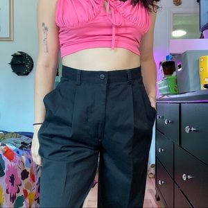 vintage black trousers